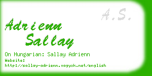 adrienn sallay business card